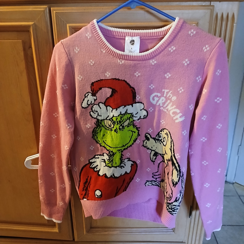 Pink Grinch Sweater - Picture 3 of 8